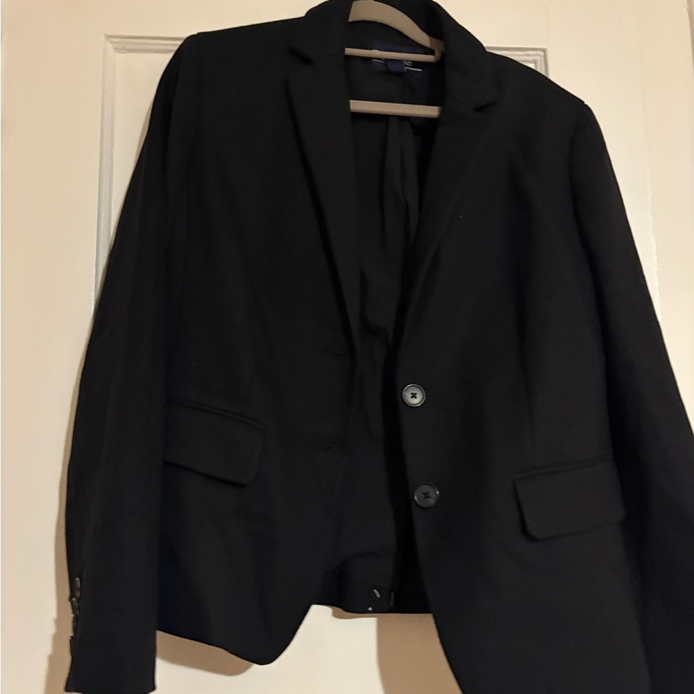 Lands' End Men's Black Blazer